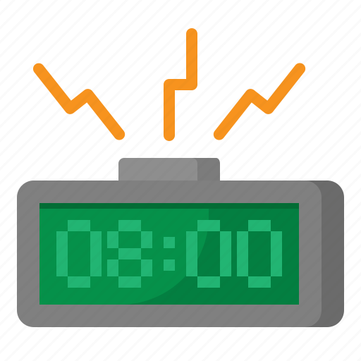 Alarm, clock, digital, morning, time icon - Download on Iconfinder