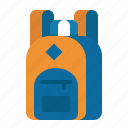 backpack, bag, education, school, travel