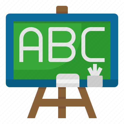 Black, board, education, learning, school icon - Download on Iconfinder