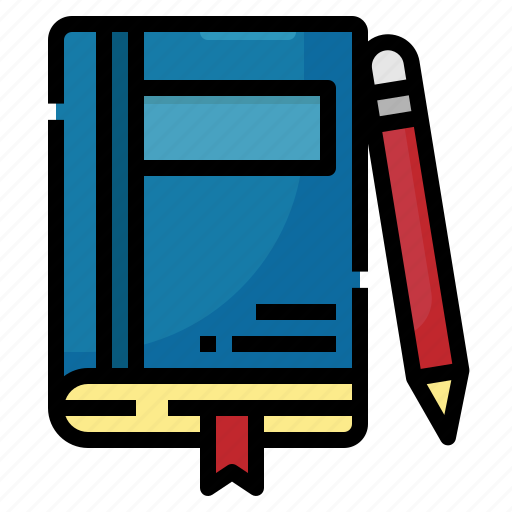 Agenda, book, business, notebook, pencil icon - Download on Iconfinder