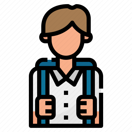 Education, male, man, school, student icon - Download on Iconfinder