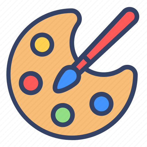 Art, brush, color pallete, draw, paint, painting, swatch icon - Download on Iconfinder