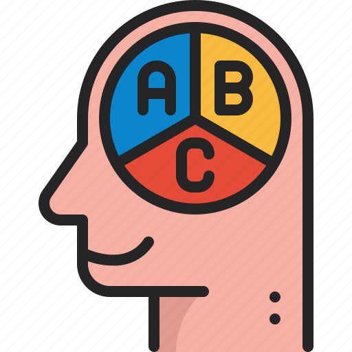 Student, school, learning, abc, head, knowledge, education icon - Download on Iconfinder