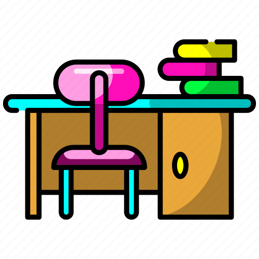 Desk, office, learning, study, homework icon - Download on Iconfinder