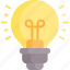 light bulb, idea, knowledge, study 