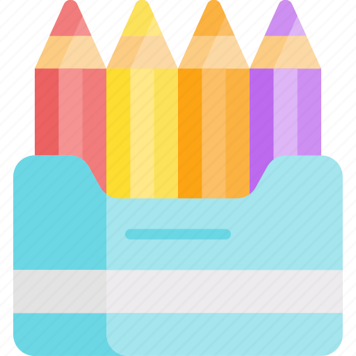 Color pencils, school material, draw, art and design icon - Download on Iconfinder