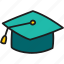 education, graduation caps, cap, hat, diploma, graduate, degree 