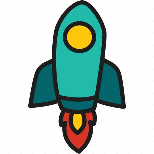 Education, rocket, spaceship, science, ship, futuristic, paper icon - Download on Iconfinder