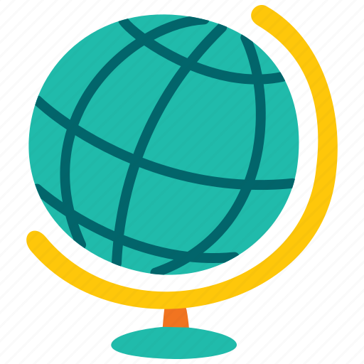 Education, globe model, global, map, globe, earth, world icon - Download on Iconfinder