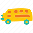 education, school bus, transport, vehicle, school, children