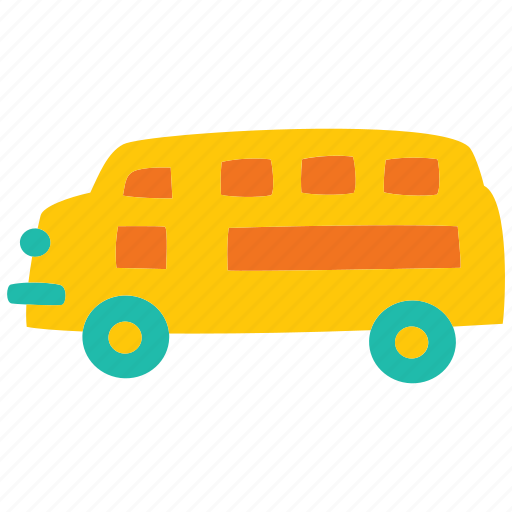 Education, school bus, transport, vehicle, school, children icon - Download on Iconfinder