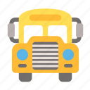 bus, education, school, schoolbus, vehicle, study, transport