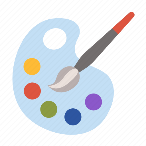 Art, artist, paint, painter, painting, palette, brush icon - Download on Iconfinder