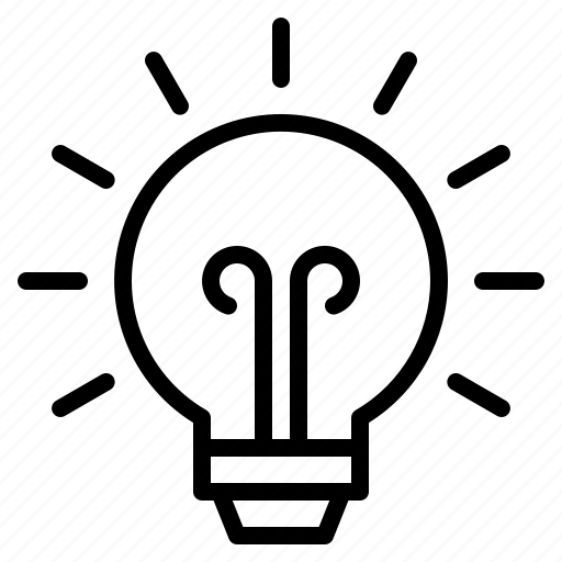 Bulb, lightbulb, light, bright, lamp, idea, invention icon - Download on Iconfinder