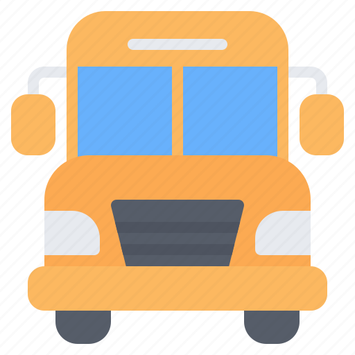 School bus, bus, vehicle, transport, transportation, education, back to school icon - Download on Iconfinder
