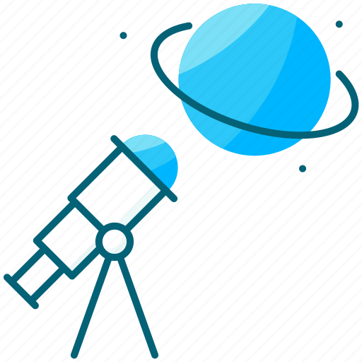 Telescope, space, astronomy, planet, universe icon - Download on Iconfinder