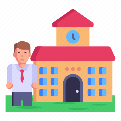 Educational institution, school, student, school building, academic institution icon - Download on Iconfinder