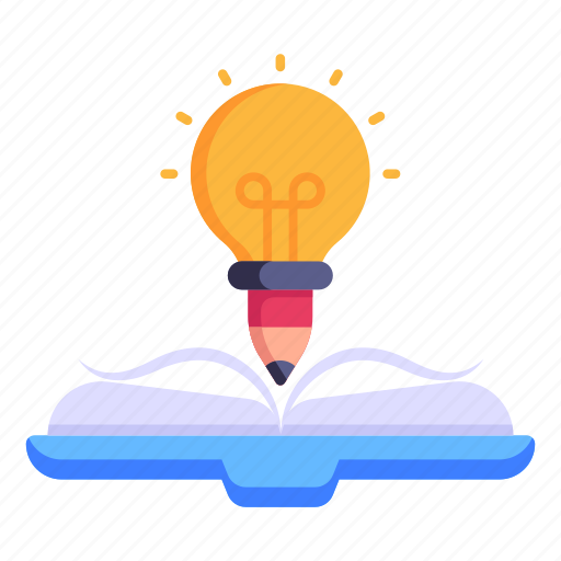 Creative learning, creative education, learning idea, study innovation, creative writing icon - Download on Iconfinder