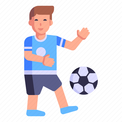 Football, sports person, football player, soccer player, outdoor game icon - Download on Iconfinder
