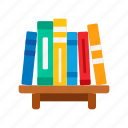 bookshelf, book shelves, books, knowledge