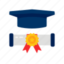 diploma, certificate, graduation, degree
