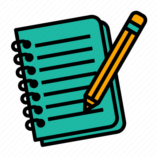 Notepad, pen, note, write, notebook, pencil, writing icon - Download on Iconfinder