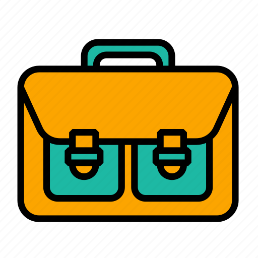 Suitcase, education, school, briefcase, bag, student, office icon - Download on Iconfinder