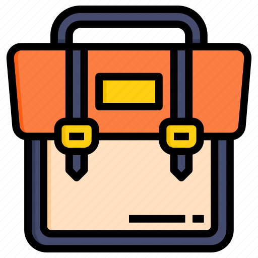 Suitcase, briefcase, bag, education, school, study, back to school icon - Download on Iconfinder