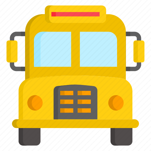 School, bus, transportation, education, study, back to school icon - Download on Iconfinder