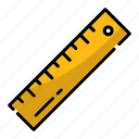 ruler, measure, scale, geometry, measurement, tool