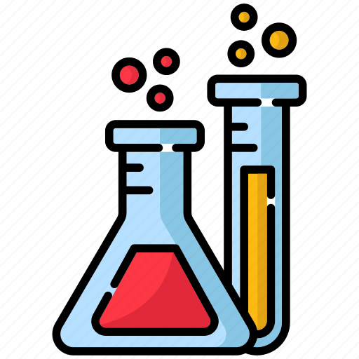Chemical flask, flask, laboratory, research, test tube, science icon - Download on Iconfinder