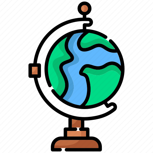 Globe, desktop globe, desk globe, world, earth, map icon - Download on Iconfinder