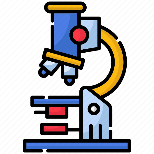 Microscope, optical, medical equipmant, lens, experiment, science icon - Download on Iconfinder