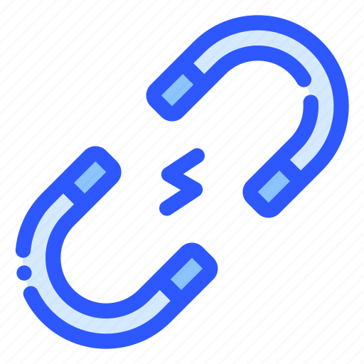 Magnet, energy, horseshoe, education, attract icon - Download on Iconfinder