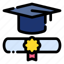 graduation, hat, education, student, university