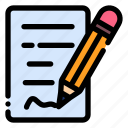 writing, document, paper, pencil, signature