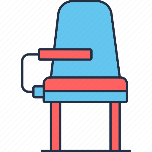 Classroom student chair, class chair, chair, student chair, seat icon - Download on Iconfinder
