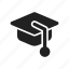 school, graduation hat, hat, university, education 