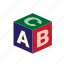 abc, cube, education, learn, school, science 