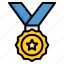 badge, medal, reward 
