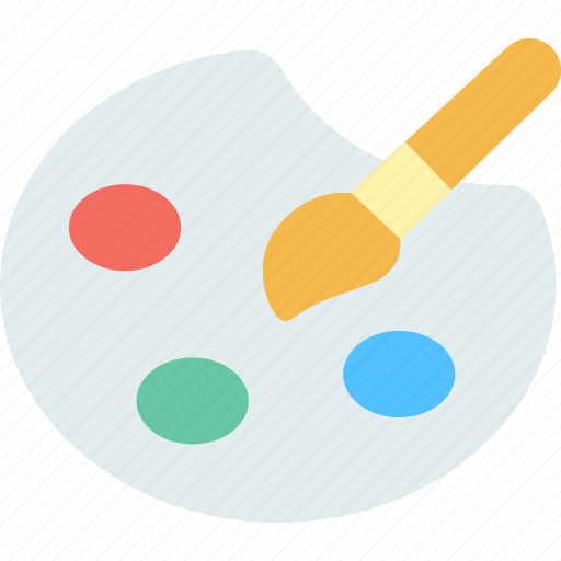 Paint, paint palette, painting, palette icon - Download on Iconfinder
