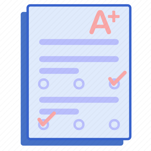 A, score, grade, test icon - Download on Iconfinder