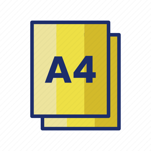 A4, documents, papers icon - Download on Iconfinder