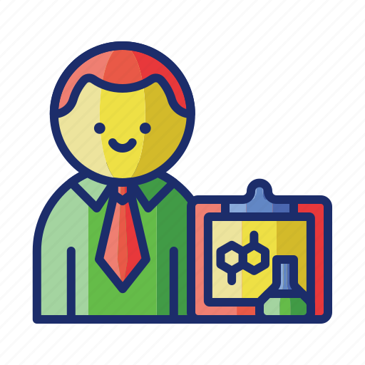 Science, chemistry, teacher icon - Download on Iconfinder