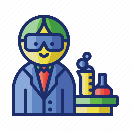 Laboratory, male, teacher, in icon - Download on Iconfinder