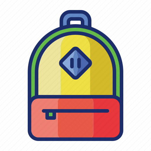 Bag, school, education icon - Download on Iconfinder