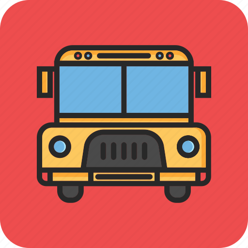 Back to school, education, school bus, transport icon - Download on Iconfinder