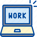 computer, home, laptop, online, work