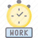 alarm, clock, job, time, work
