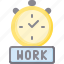 alarm, clock, job, time, work 